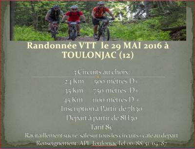 5 Randonne VTT De Toulonjac (12) 29 Mai 2016