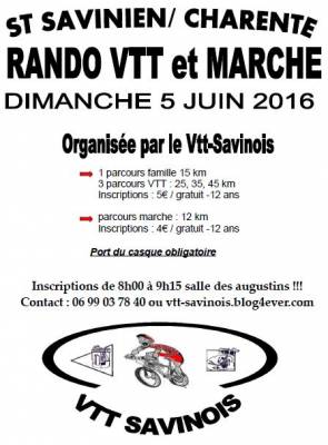 Randonne VTT Marche