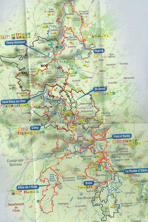 tour de la suisse normande carte