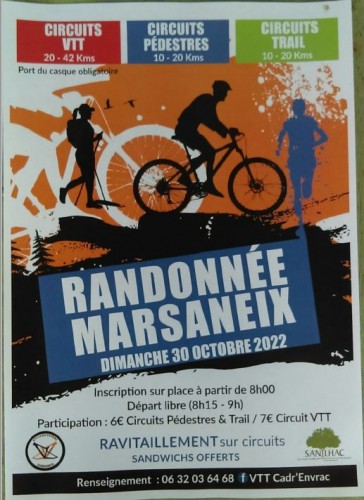 Rando VTT Marsaneix 2022