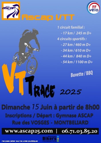 Randonne La Vt Trace 2025