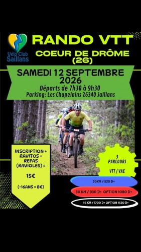 10 Eme Rando VTT Coeur De Drome 26 Saillans