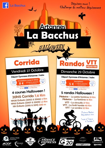 La Bacchus D'halloween - Randos VTT Artannes Sur Indre