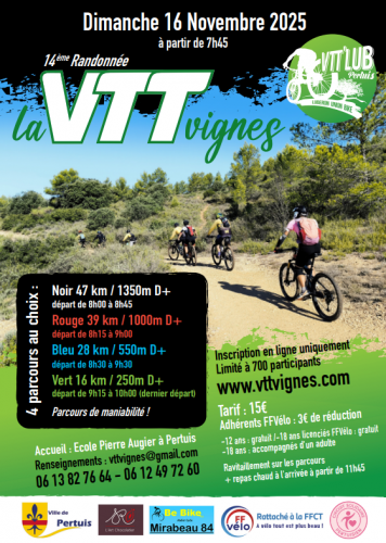Rando annule - VTT Vignes
