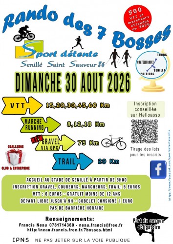 Randonn�e Des 7 Bosses VTT, Marche, Running, Trail Et Gravel � Senill�